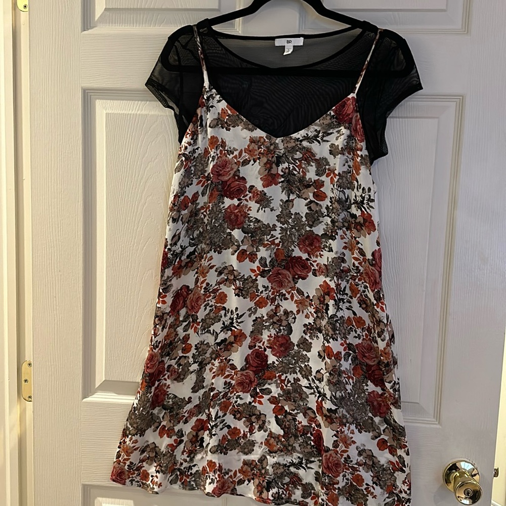 NWT; brand BP; size S; Floral Mini Dress